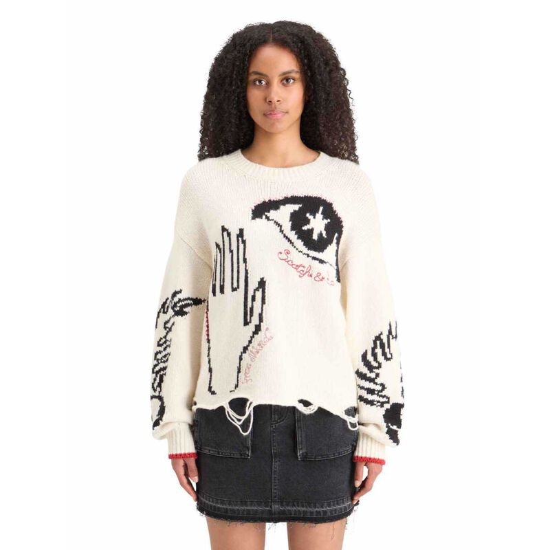 Scotch & Soda Intarsia Oversized Pullover image number 3